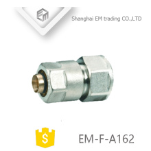 EM-F-A162 Straight hose polishing brass aluminum plastic pipe fitting